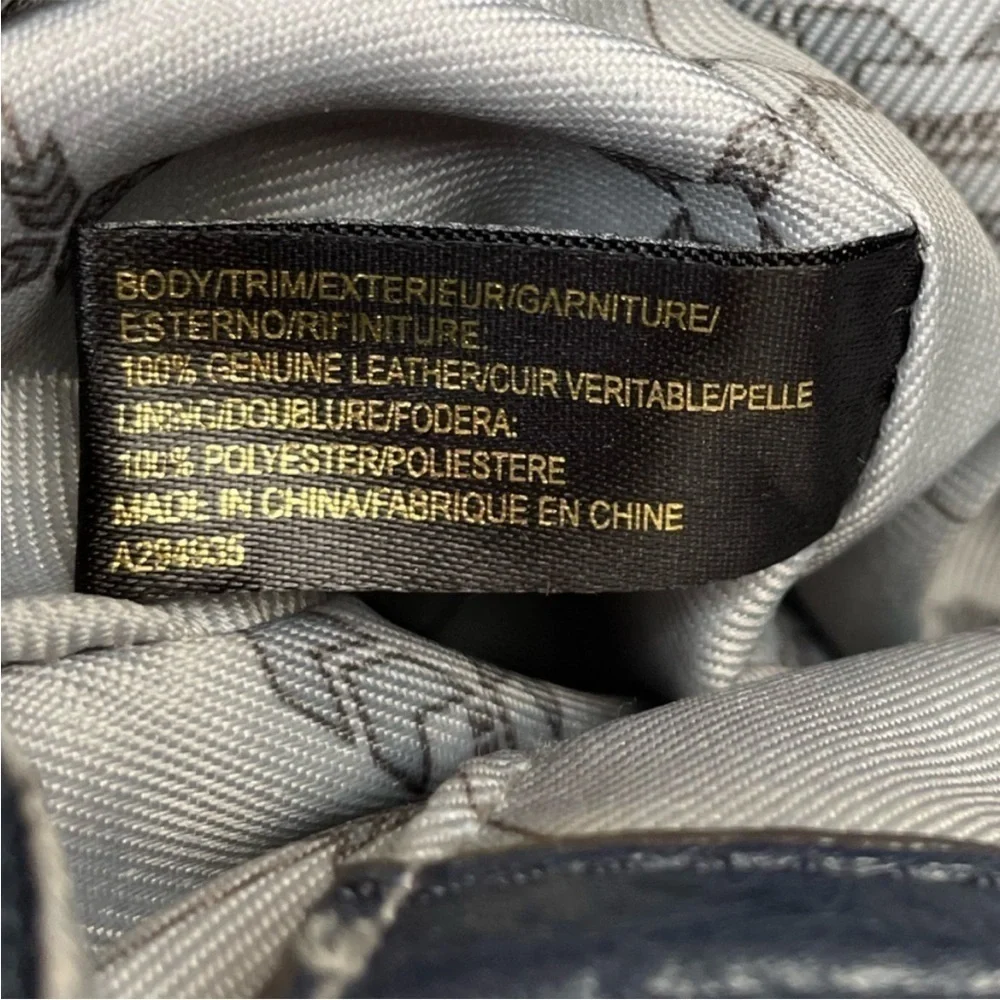 AIMEE KESTENBERG Blue Suede Snake Print Crossbody - Picture 7 of 11